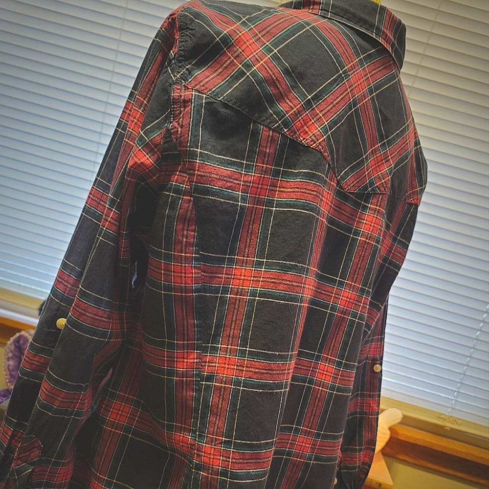 {Torrid} Plaid Button Down, Size 2x - image 6